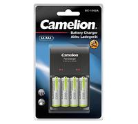 CAMELION BC-1002A - Cargador de Pilas Redondas NiCd, NiMH LR03 (AAA), LR6 (AA)