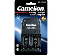Camelion BC-904SM - Cargador de células Redondas NiMH 9 V Bloque, Micro (AAA), Mignon (AA)