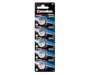 Camelion Botóns de la célula de litio, CR1616 / DL1616 / 5021LC / E-CR1616, 3V - 5 piezas
