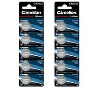 CAMELION PILA BOTON LITIO 3V CR2032 LARGA DURACION (PACK x5)