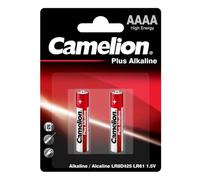 Camelion LR61-BP2 Single-Use Battery AAAA Alcalino 1,5 V - Pilas (Single-Use Battery, AAAA, Alcalino, Cilíndrico, 1,5 V, 2 Pieza(s))