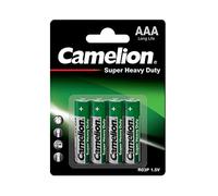 Camelion R03P-BP4G Single-Use Battery AAA Zinc-Carbono 1,5 V - Pilas (Single-Use Battery, AAA, Zinc-Carbono, Cilíndrico, 1,5 V, 4 Pieza(s))