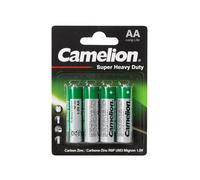 Camelion R6P-4BB Single-Use Battery AA Zinc-Carbono - Pilas (Single-Use Battery, AA, Zinc-Carbono, 1,5 V, 4 Pieza(s), 1220 mAh)
