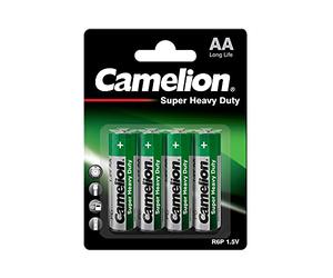 Camelion R6P-4BB Single-Use Battery AA Zinc-Carbono - Pilas (Single-Use Battery, AA, Zinc-Carbono, 1,5 V, 4 Pieza(s), 1220 mAh)