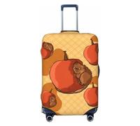 Camellia In Bloom - Funda de equipaje de viaje para equipaje de 18 a 32 pulgadas, lavable, resistente a los arañazos, Lindo hámster, XL