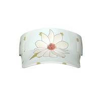 Camellia in Bloom - Sombrero de sol transpirable para adultos es moderno y versátil con banda elástica ajustable y ala curvada a prueba de sol, color negro
