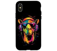 Camello con Gafas de Sol Dromedario Camello Camellos Carcasa para iPhone X/XS