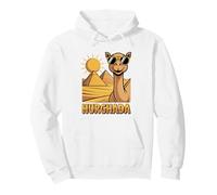 Camello de Hurghada y Amanecer pirámide, Divertido turista Egipcio Sudadera con Capucha