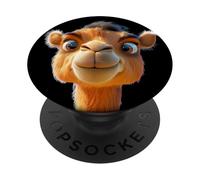 Camello Dromedario Bactriano Safari por el Desierto Camello PopSockets PopGrip Adhesivo