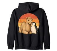 Camello Y Pingüino Mejores Amigos Amist Sudadera con Capucha