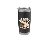 Camellos Citas Camello Es Mi Espíritu Animal Camello Meme Divertido Vaso térmico de acero inoxidable de doble pared