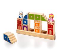 Camelot Junior Lógica Puzzle - Real Rescate Infantil Madera Castillo