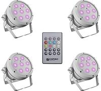 Cameo ROOT® PAR 4 WH SET 1 - Set compuesto por 4 x CLROOTPAR4WH incluyendo un control remoto IR (CLPFLAT1REMOTE)