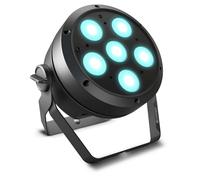 Cameo ROOT® PAR 6 - Foco PAR con 6 LED RGBAW + UV de 12 W | Pantalla OLED; Negro