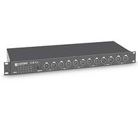 Cameo SB 6 DUAL - Distribuidor DMX de 6 canales (3 pines e 5 pines) | Negro; 3 polos y 5 polos