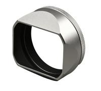 Camera Accessories, con Anillo Adaptador de 49mm, Parasol de Lente de Metal Cuadrado, Bayoneta Plateada, Compatible con cámara Fujifilm Fuji X100VI X100V