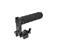 Camera Accessories, Mango Superior de Cuero de Aluminio, for Monitor de Jaula de cámara, con Abrazadera NATO, Soporte de Zapata fría con Varilla de 15 mm,for Parts