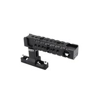 Camera Accessories, Mango Superior de riel NATO de 70mm con Soporte de Zapata fría, Orificio de localización ARRl de Rosca de 1/4 y 3/8, Compatible con Jaula for cámara,for Parts(Black)