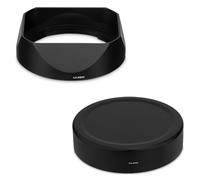 Camera Accessories, Parasol Cuadrado de Metal de Bayoneta, Compatible con Fujifilm Fuji Fujinon XF 50 mm F2 R WR con Tapa de Metal