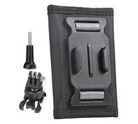 Camera Backpack Strap Mount, Rotating Chest Harness, 8,66 x 4,72 pulgadas, Secure Release Adapter Bracket, Shoulder Clip Design for Outdoor Sports and Action Photography, Black