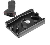 Camera Cable Clamp - Aluminum Alloy Gimbal Quick Release Plate | Secure Tether Data Cable Organizer For DSLR Rig, Live Streaming & Photography Setup