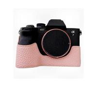 Camera Case with Large Cutout & Litchi Texture PU Leather Protection for Sony A7R V, A7 IV, A7S III, and Alpha 1 Models