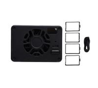 Camera Cooling Fan 500mAh Battery with Type C Charging Port, Fit for A7M4 A6700 A7C2 A7S3 A7C Camera, Metal Housing External Radiator Cooler Kit AI Temperature Control