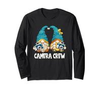 Camera Crew For Photographers Who Loves Photography Gnomes Manga Larga