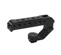 Camera de de Manija Superior de Jaula con Interfaz de Zapato Frío 1/4 3/8 Pulgadas de Rosca Universal DSLR Manija de Cámara Agarre Brote de ángulo bajo