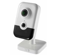 Camera de supraveghere IP Cube 4MP Hikvision DS-2CD2443G2-IW(2.8MM)(W), lentila fixa 2.8mm, iluminare min: C Color: 0.005 Lux @