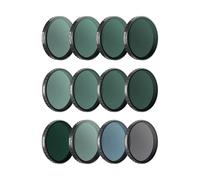 Camera Filter, 12 Paquetes de filtros de cámara, compatibles con dji Osmo Action 6, ND/PL, ND, CPL, Glow Mist 1/4 y Accesorios de fotografía con Filtro LPR