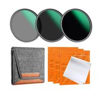 Camera Filter， Kit de filtros for Lentes ND8 ND64 ND1000, 49-82mm, con 3 paños de Limpieza al vacío y Bolsa, Compatible con cámara Nikon Canon ，Parts(52mm)