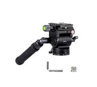 Camera Head Mount, Cabezal de vídeo de cámara panorámica Ligero con Placa de liberación rápida de Disparo Horizontal Vertical for DSLR(MH-4A)