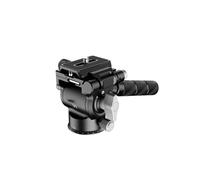 Camera Head Mount, Cabezal Fluido for trípode, Ligero, con Placa de liberación rápida Arca for cámara de vídeo compacta, cámara DSLR