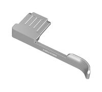 Camera Hot - Shoe Thumb Grip, Aluminum Alloy Mount, Anti Scratch Pad, Camera Accessories, Silver Black Stand, Ergonomic Hand Support, Photographic Tool For Mirrorless DSLR 180