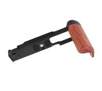 Camera L de Empuñadura, Cámara L Forma de Agarre Manual 1/4 Pulgadas Agujeros Tornillo Tornillo Frío Montaje Cono Frío Resistencia a la Oxidación Fuerte para Fotografía (Black)