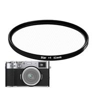 Camera Lens Filter, 52 mm Lens, 0.16inches, Threaded Mount, Portable Photo Accessory, Standard Size, Black, 1 Piece, Night Scenery, Videographers, Travel Bloggers, Film Students, Hobbyists, Glassworks