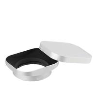 Camera Lens Hood, LH-OM45-W Parasol Cuadrado de Metal con Tapa, Compatible con Olympus M.ZUIKO Digital 45 mm F1.8 Pantalla de Bayoneta Plateada,for Parts