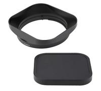 Camera Lens Hood, Parasol de Metal Cuadrado de Bayoneta. Compatible con Sigma 56 mm F1.4 DC DN, 18-50 mm F2.8 DC DN con Tapa de Metal,for Parts