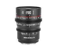 Camera Lens, Lente de Cine T2.1 de 12/18/25/35/50/75/100 mm for Sistema de cámara de Cine con Marco Super 35(50mm T2.1,EF)