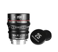 Camera Lens, Lente de Cine T2.1 de 12/18/25/35/50/75/100 mm for Sistema de cámara de Cine con Marco Super 35(25mm T2.1,PL-Mount)