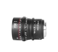 Camera Lens, Lente de Cine T2.1 de 12/18/25/35/50/75/100 mm for Sistema de cámara de Cine con Marco Super 35(35mm T2.1,EF)