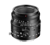 Camera Lens, Lente MF Tilt 35mm f1.4, Compatible con Sony E A6400 A6500 ZV-E10 Nikon Z50 ZF ZFC Fujifilm XF Canon RF R50 R10 M43(RF)