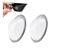 Camera Lens Protector For Car - Lens Guard F0r Car Cameras | 2 Pieces Clear Lenss Protectors | Clear Anti-Glare Anti-Rain Shield | Cars Camera Protective Cover | For Front Rear Driving Rainy Day Road
