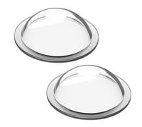 Camera Lens Protector, High Transparency Cover, 0.91x0.91x0.26 Inches Shield, Front Bumper Guard with Grip, Protective Film with Modern Design, Home Accessories for Commuting Travel Road Trips Drivers