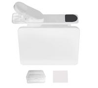 Camera Mirror Clip Kit - 4.53in HD Glass Reflective Lens For Smartphones | Adjustable Mobile Holder For Mirror Reflection Photography, Selfies, Travel, Creative Photo & Video Accessory