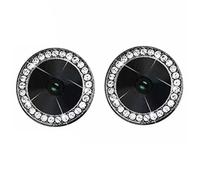 Camera Protectors Compatible with iPhone 14 14 Plus A Set of 2 Black Jewelled
