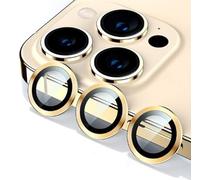 Camera Protectors Compatible with iPhone 14 Pro 14 Pro MAX A Set of 3 Gold