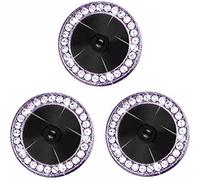 Camera Protectors Compatible with iPhone 14 Pro 14 Pro MAX A Set of 3 Purple Jewelled