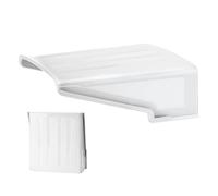 Camera Shade Cover, Outdoor Webcam Sun and Rain Protector, ABS Weatherproof Dome Camera Shield, Ideal for LED Lights, and Outdoor, Protects from Elements and Sun Damage, 27x26.5x9.5cm
